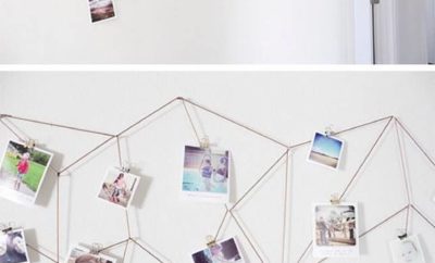 12 Inspirasi Dekorasi Kamar Tidur Dengan Foto Polaroid Kreatif Deh