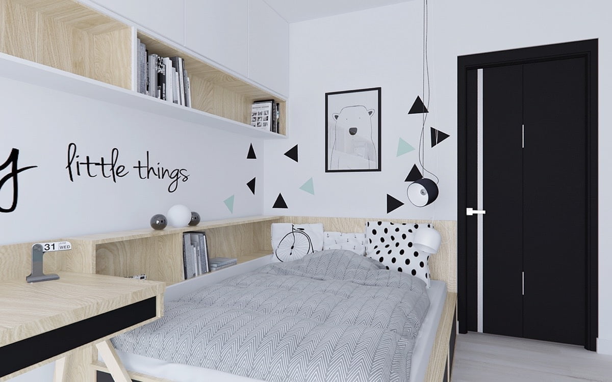 12 New Desain Kamar Tidur Anak Remaja Perempuan Modern Warna Hitam Putih Yang Belum Banyak Diketahui