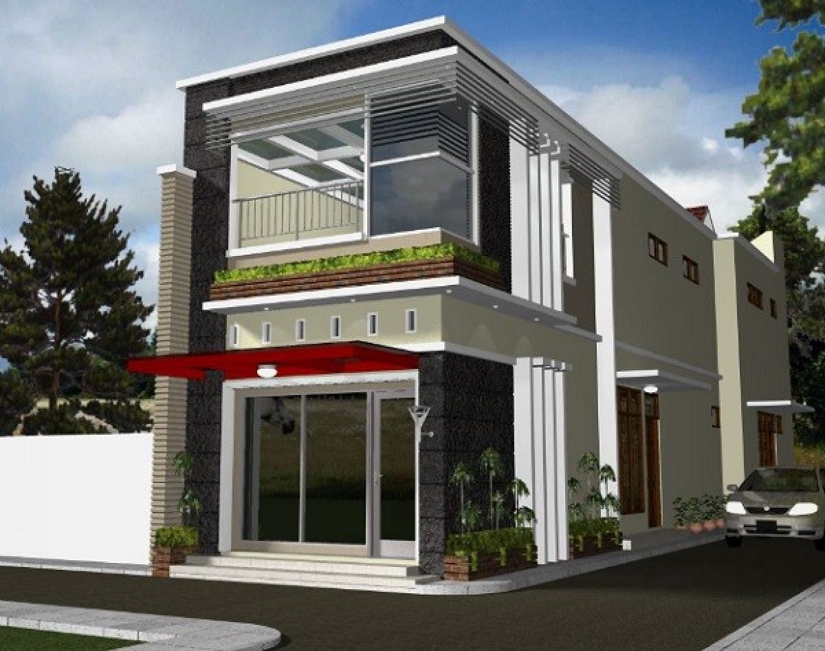 14 New Desain Teras Rumah Model Ruko Kreatif Deh