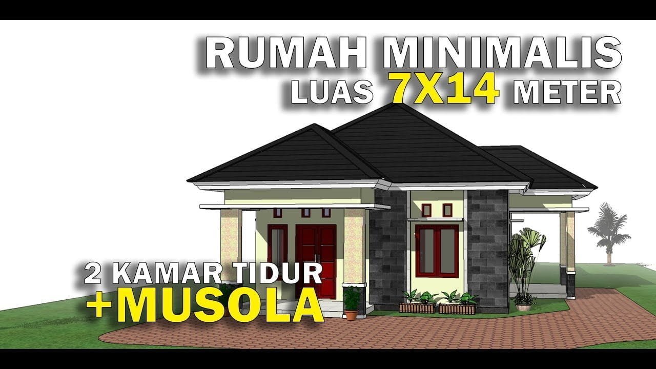 17 Inspirasi Desain Teras Rumah Pintu Dua Terlengkap