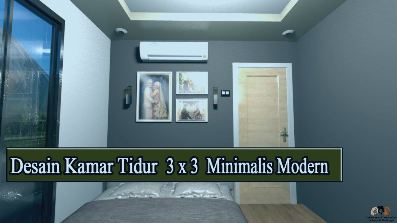 19 Ide Cantik Desain Kamar Minimalis 3x3 Paling Terkenal