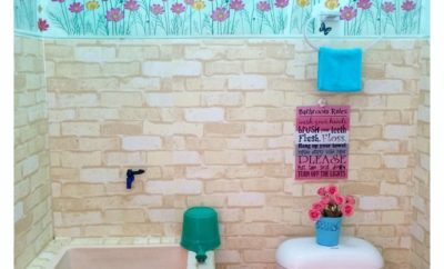 23 Gambar Desain Kamar Mandi Nuansa Pink Istimewa Banget