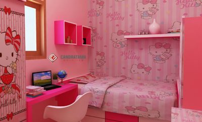 23 Trendy Dekorasi Kamar Tidur Tema Hello Kitty Paling Populer di Dunia