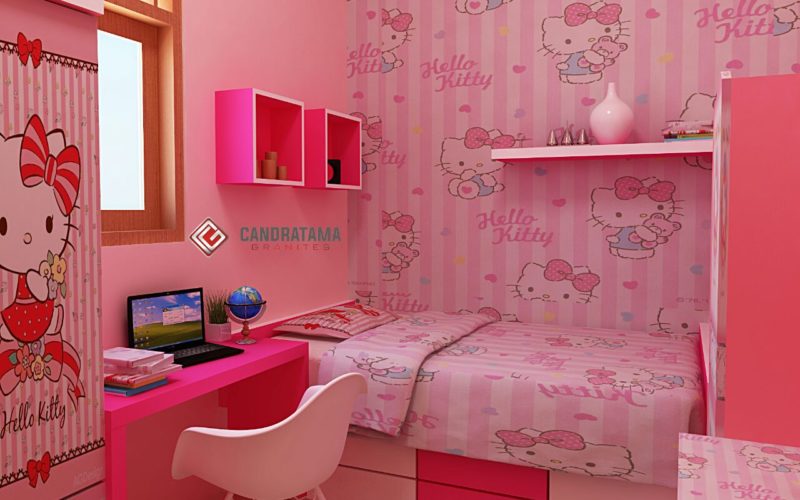 23 Trendy Dekorasi Kamar Tidur Tema Hello Kitty Paling Populer di Dunia