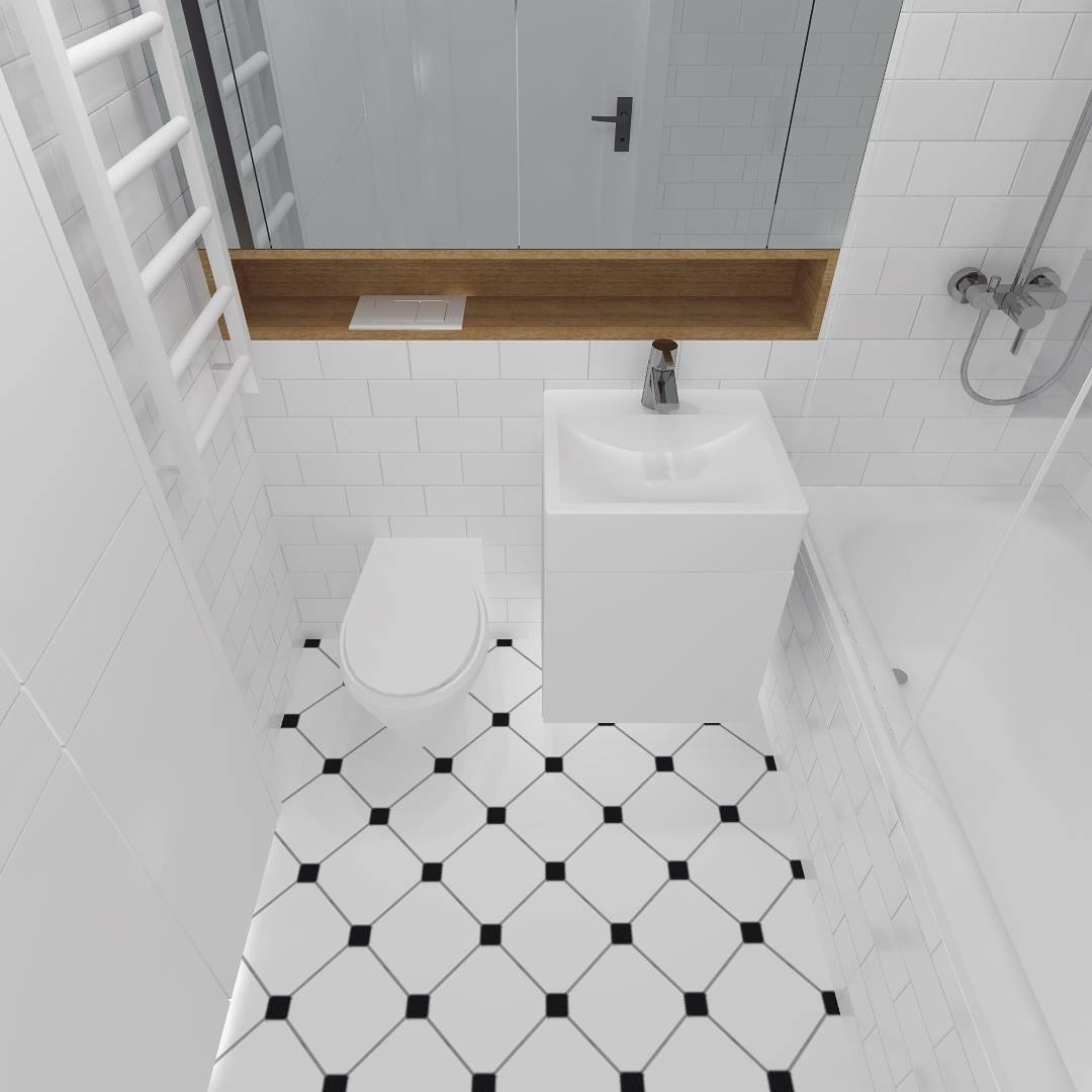 26 Ide Cantik Desain Kamar Mandi Minimalis 1x1 Wc Jongkok Istimewa Banget