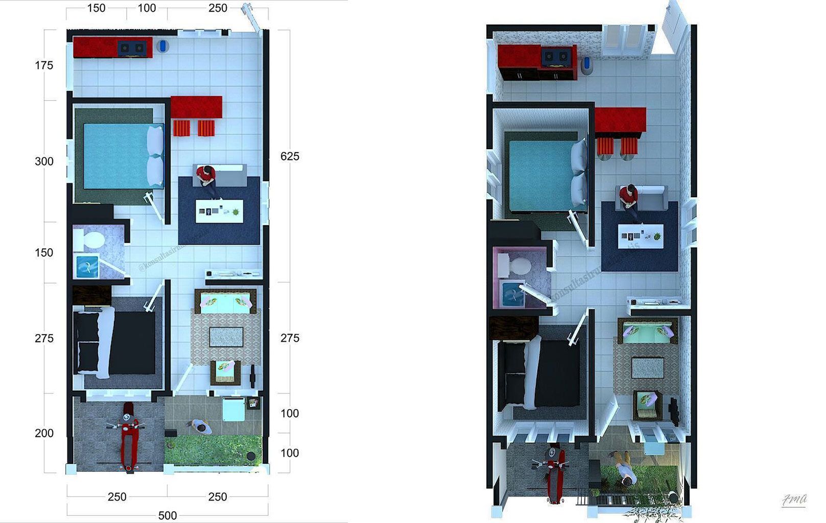 28 Inspirasi Desain Rumah Minimalis Ukuran 6x10 Meter Yang Belum Banyak Diketahui