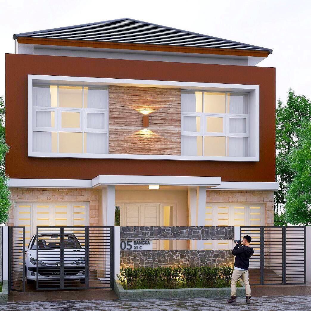 29 Ragam Seni Desain Teras Rumah Minimalis Lantai 2 Paling Banyak di Cari