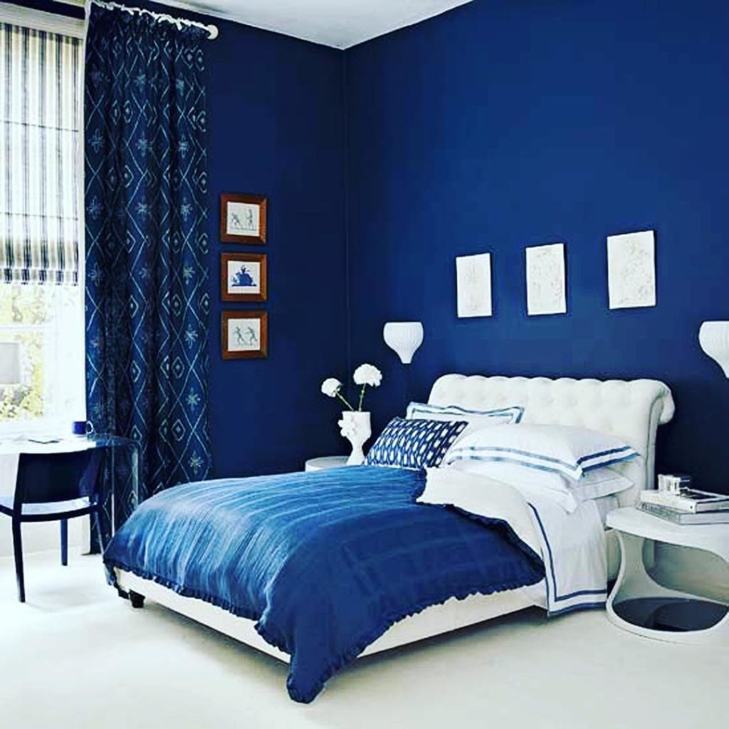 Desain Cat  Kamar  Tidur Warna Biru  Arcadia Design Architect