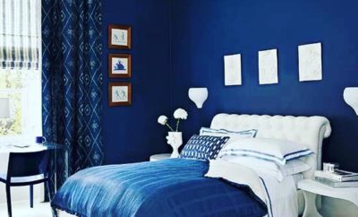 30 Kumpulan Desain Cat Kamar Tidur Warna Biru Kreatif Deh