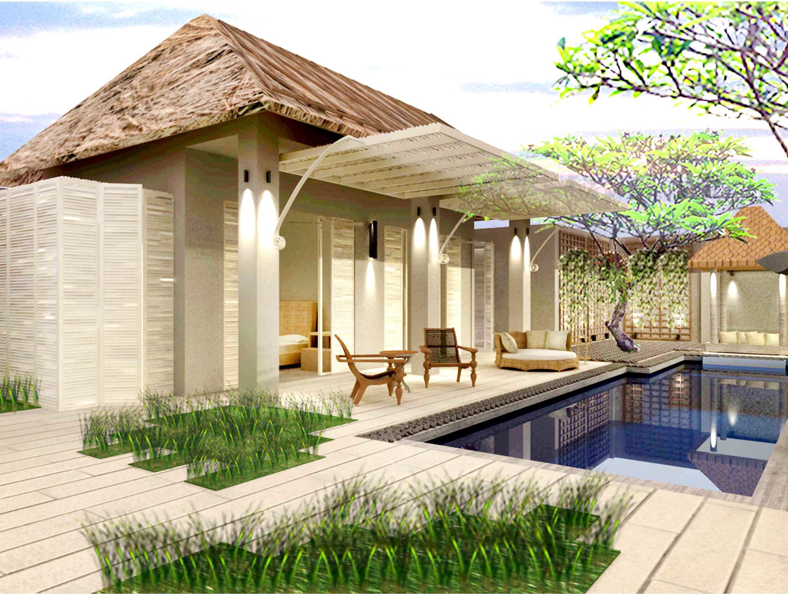 34 Trendy Desain Rumah Resort Minimalis Paling Terkenal