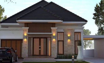 36 Ragam Seni Desain Rumah Minimalis Teras Depan Dan Samping Paling Terkenal