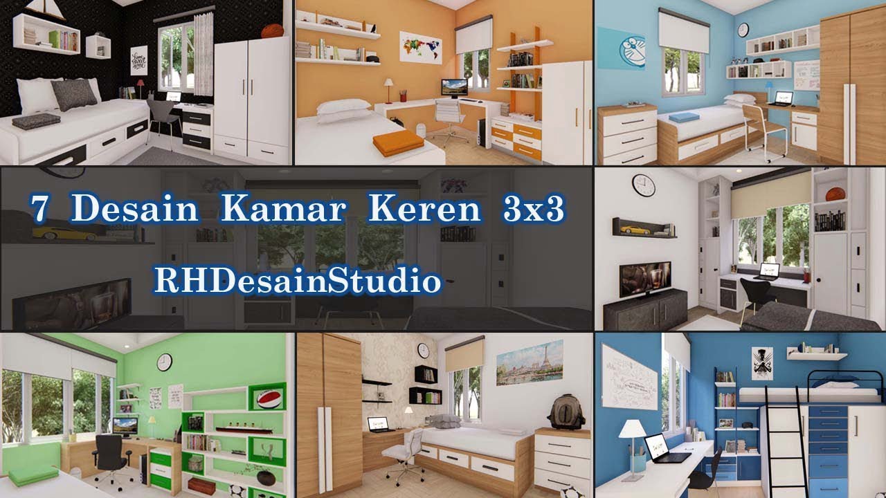 37 Ragam Seni Desain Kamar Minimalis 3x3 Paling Terkenal