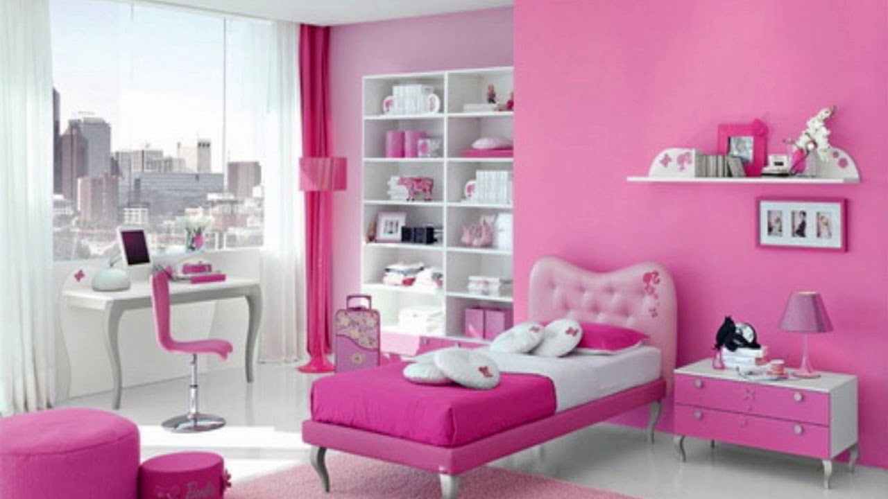 39 Gambar Desain Kamar Tidur Anak Perempuan Warna Pink Trend Masa Kini