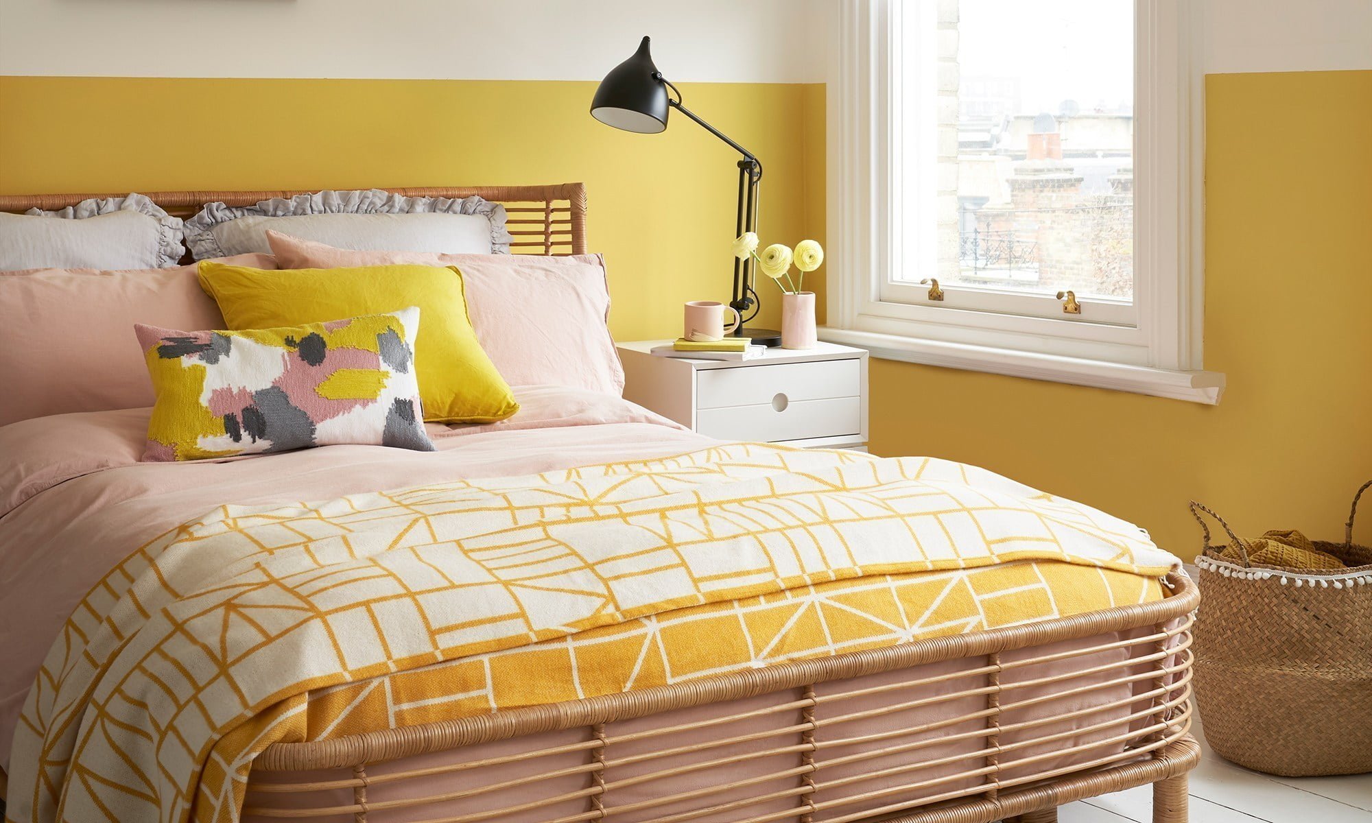 40 Gambar Dekorasi Kamar Tidur Warna Kuning Paling Terkenal