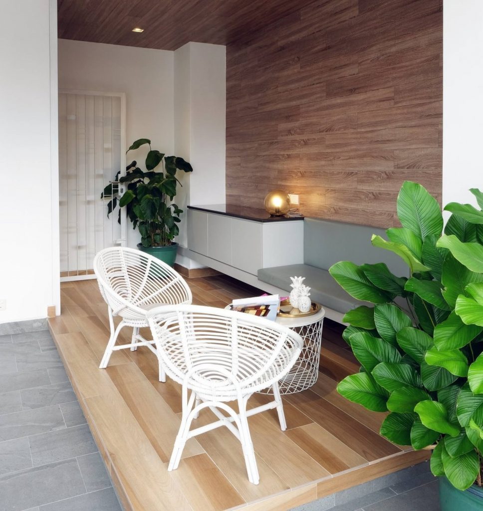 40 Ide Cantik Desain Teras Rumah Untuk Santai Paling Terkenal
