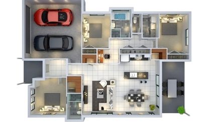 43 Trendy Dekorasi Rumah Minimalis 3 Kamar Tidur Terlengkap