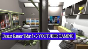 44 Inspirasi Desain Interior Kamar Tidur Gamer Paling Terkenal