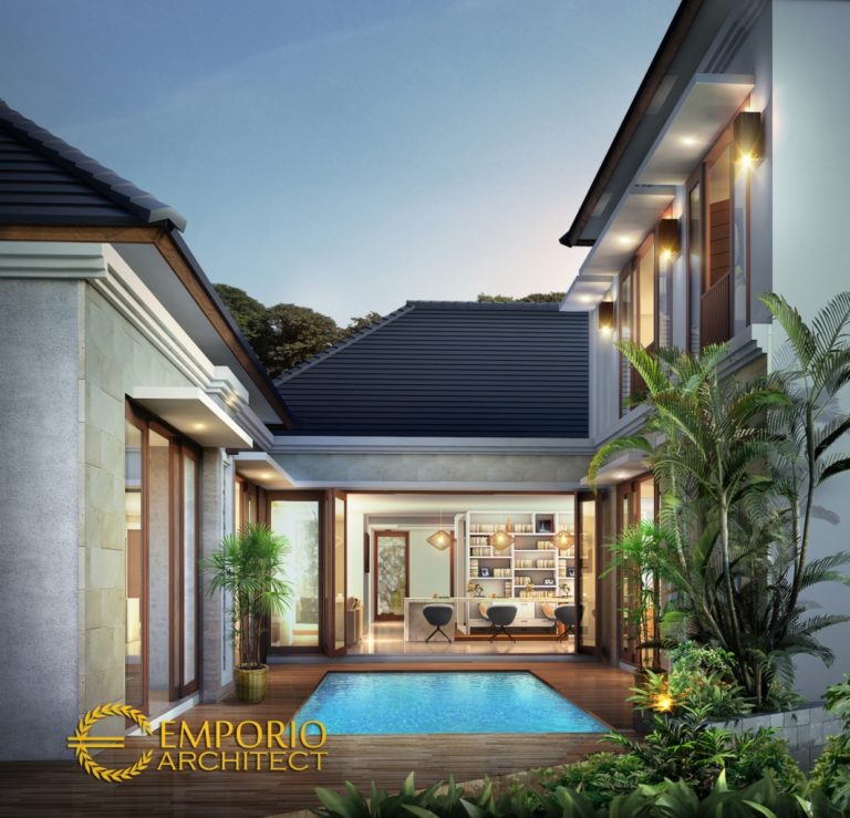 Desain Rumah Konsep Villa Minimalis