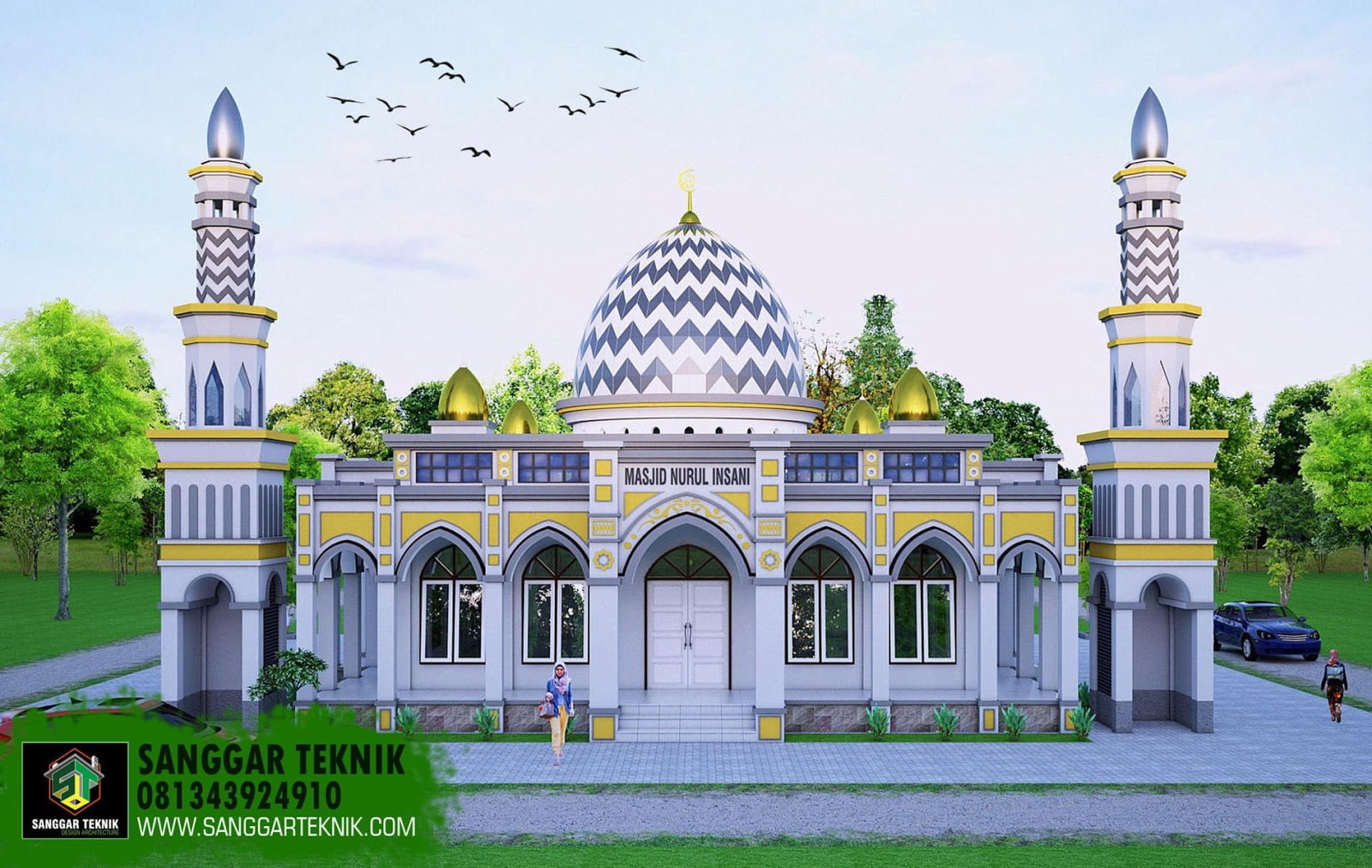 45 Trendy Desain Teras Masjid Minimalis Kreatif Deh