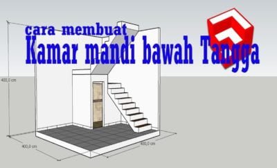 51 Ide Cantik Desain Kamar Mandi Bawah Tangga Minimalis Paling Terkenal