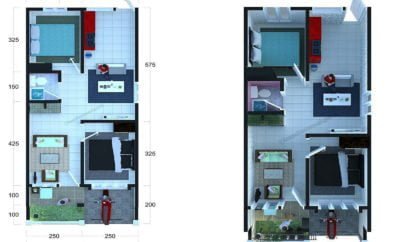 58 Kumpulan Desain Rumah Minimalis Ukuran 6x10 Meter Istimewa Banget