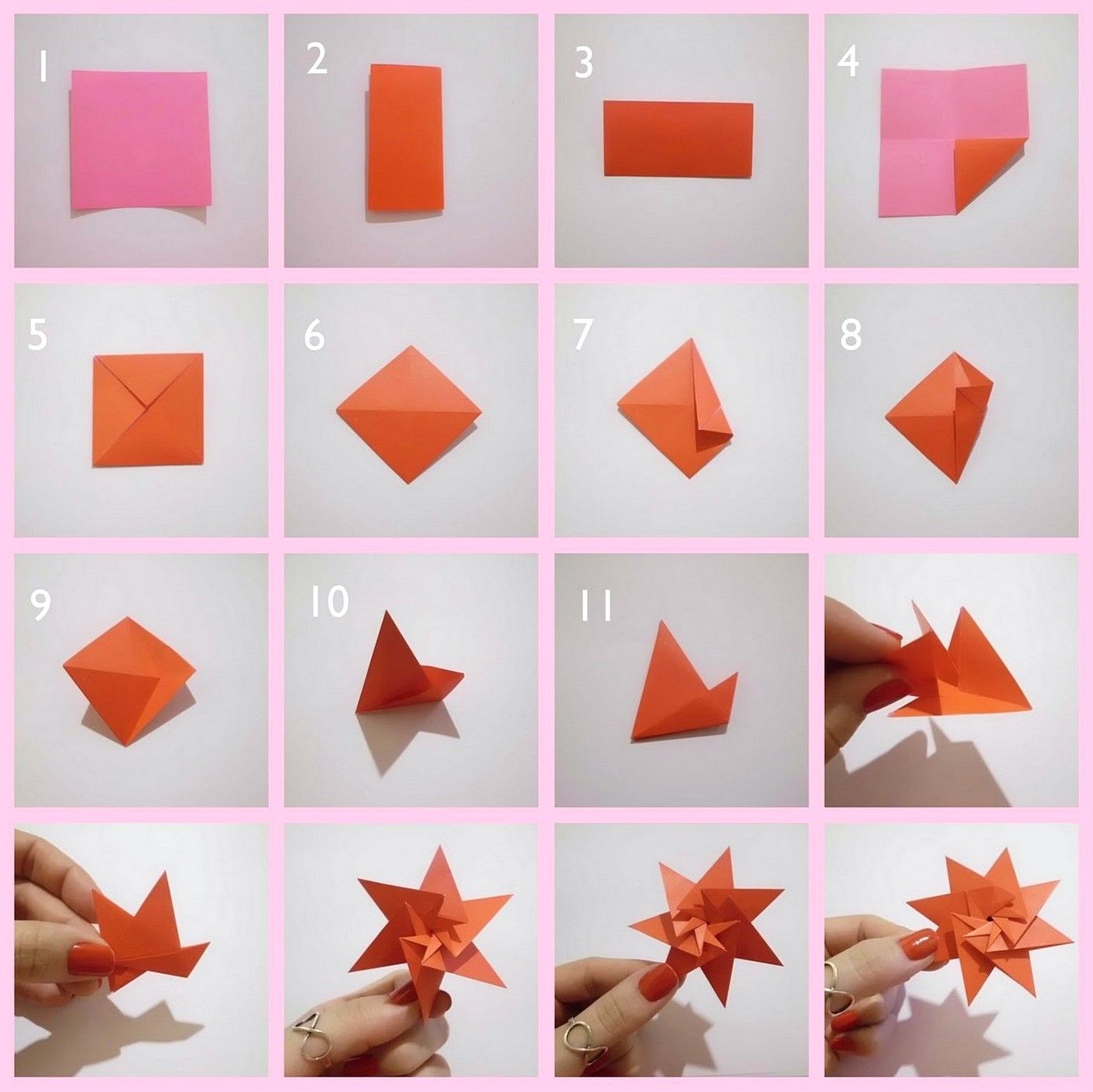 Dekorasi Kamar Tidur Dari Kertas Origami