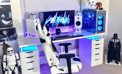 66 Ragam Seni Desain Kamar Gamer Minimalis Paling Populer di Dunia