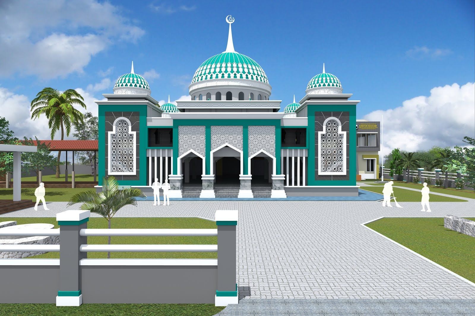 72 Gambar Desain Teras Masjid Minimalis Paling Banyak di Cari
