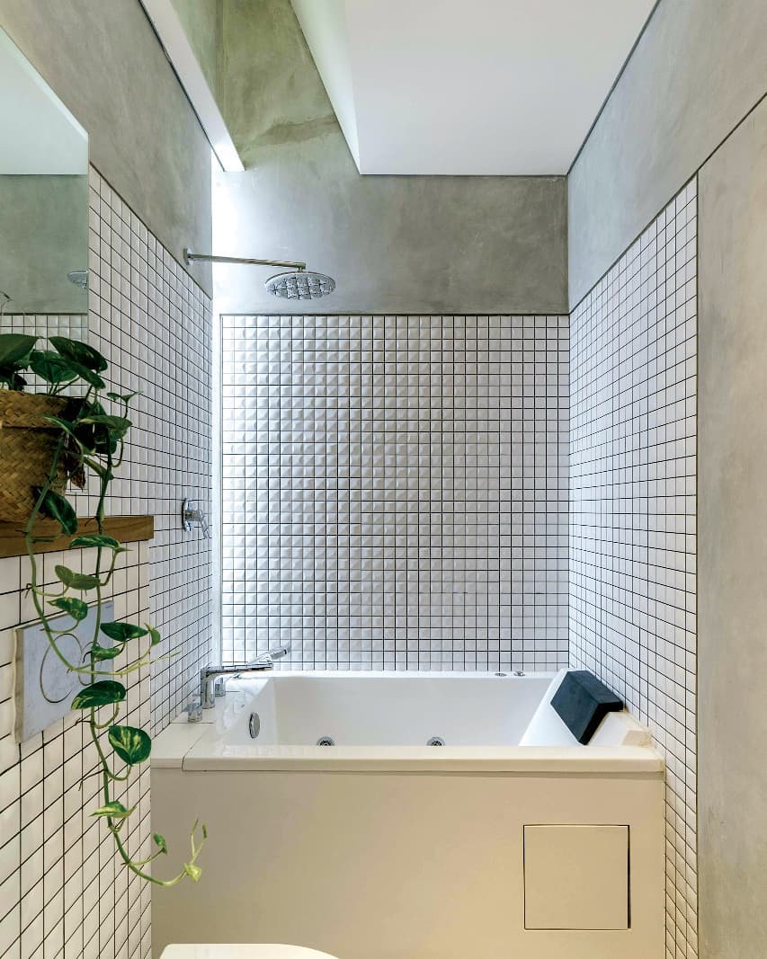 73 Ide Cantik Desain Kamar Mandi Kecil Dengan Bathtub Paling Terkenal