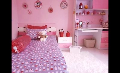 76 Ide Cantik Desain Kamar Tidur Hello Kitty Remaja Paling Banyak di Cari