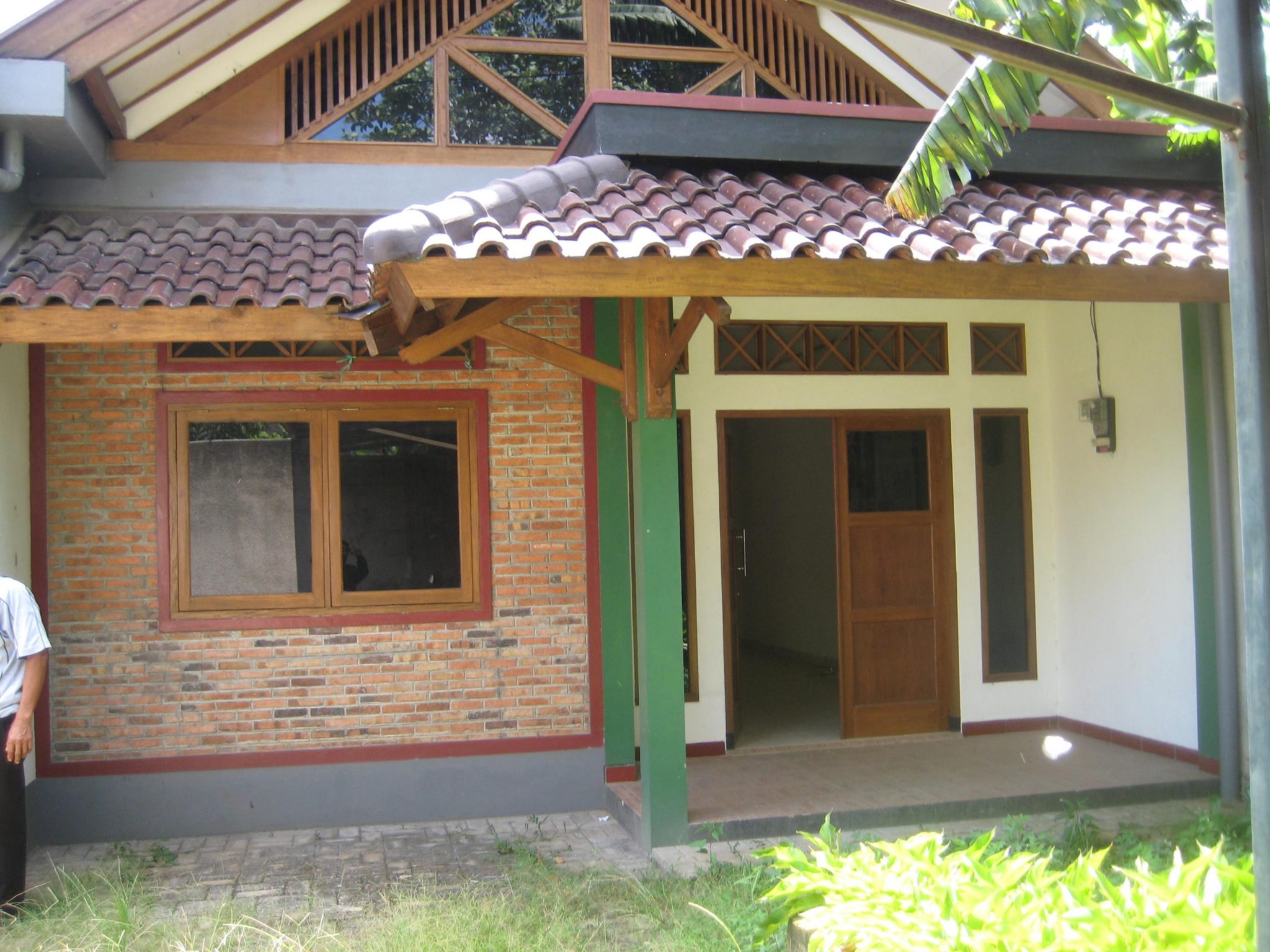 Desain Teras Rumah Bata Merah