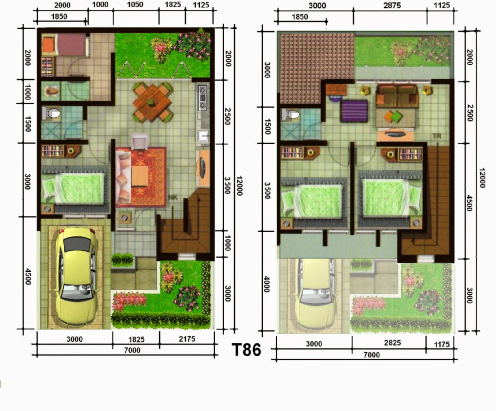 84 Trendy Desain Rumah Minimalis Luas Tanah 72 Meter Paling Terkenal