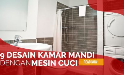 89 Ragam Seni Desain Kamar Mandi Plus Mesin Cuci Kreatif Deh