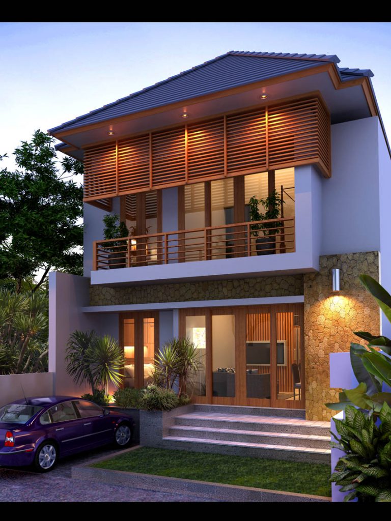 93 New Desain Rumah Konsep Villa Minimalis Trend Masa Kini