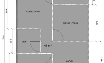 98 Trendy Desain Rumah Minimalis 6x8 Meter Kreatif Deh