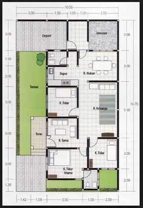 14 Contoh Desain Rumah Minimalis Uk 6x12 Murah untuk Dibangun