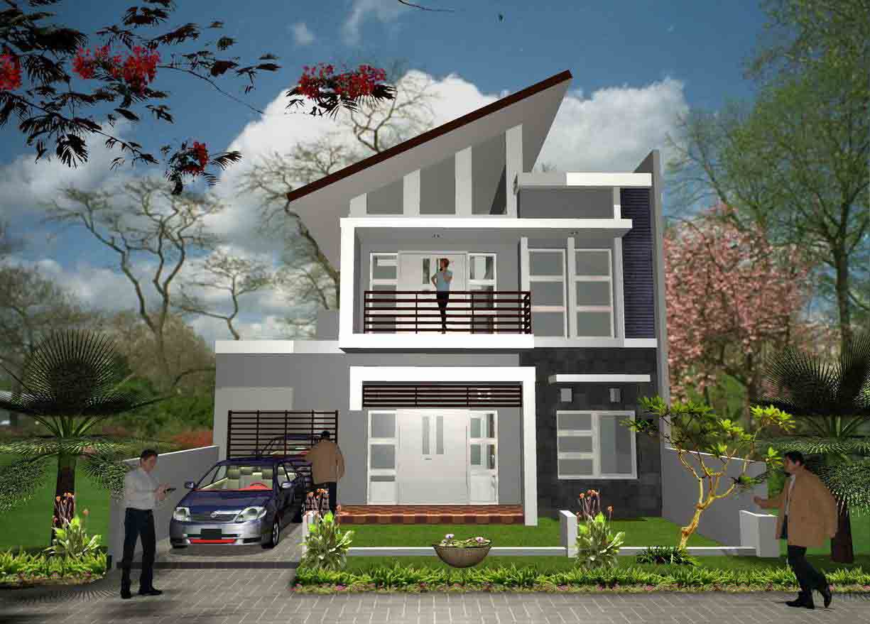 14 Ide Desain Rumah Minimalis Atap Miring Sebelah Sedang Digemari