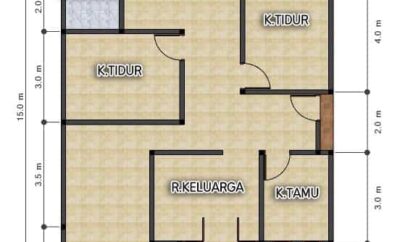 15 Gambar Desain Rumah Minimalis 3 Kamar Tidur Dan Mushola Lagi Viral