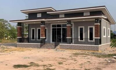 17 Contoh Desain Rumah Minimalis Memanjang Ke Samping Paling Diminati