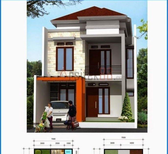 17 Kumpulan Desain Rumah Minimalis Modern 2 Lantai Ukuran 8x10 Paling Populer
