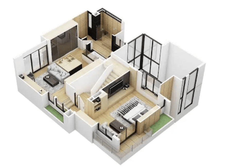 18 Contoh Desain Rumah Minimalis 2 Lantai 4 Kamar Sedang Digemari