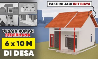 20 Kumpulan Desain Rumah Minimalis Sederhana 6x10 Meter 3 Kamar 1 Lantai Murah untuk Dibangun