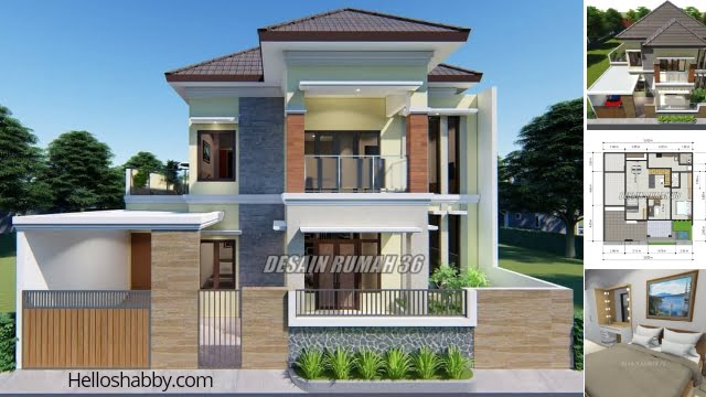 21 Foto Desain Rumah Minimalis 2 Lantai 4 Kamar Lagi Viral