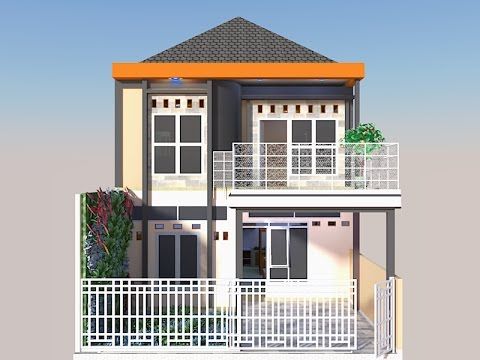 21 Inspirasi Desain Rumah Minimalis 2 Lantai 7x12 Dan Biayanya Paling Populer