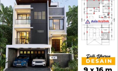 22 Contoh Desain Rumah Minimalis 2 Lantai 4x10 Tren Terbaru