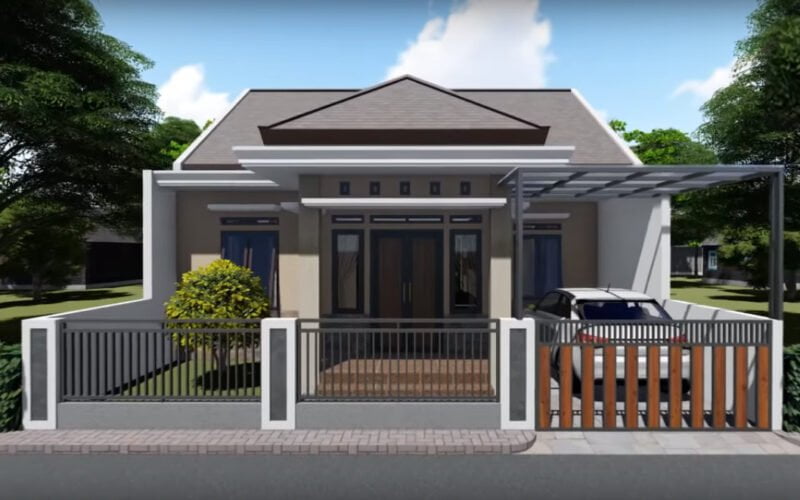 23 Kumpulan Desain Rumah Minimalis 9x12 Paling Populer