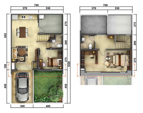 25 Kumpulan Desain Rumah Minimalis 2 Lantai 7x12 Dan Biayanya Tren Terbaru