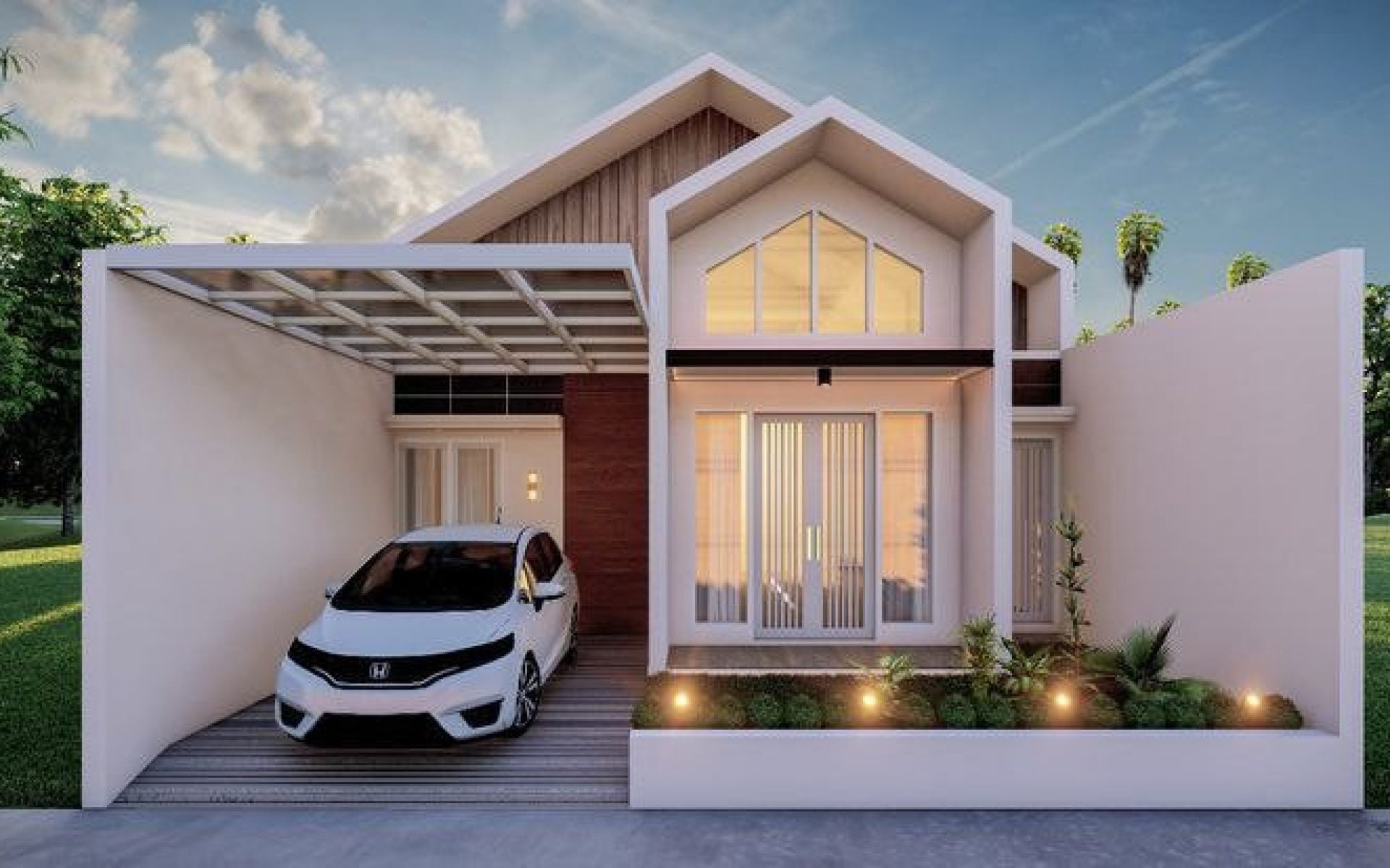 27 Contoh Arsitektur Desain Rumah Minimalis Murah untuk Dibangun