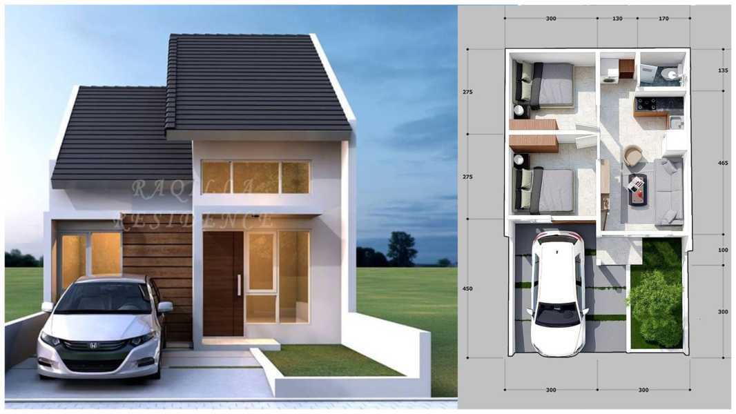 27 Gambar Desain Rumah Minimalis 6x10 Tampak Depan Paling Populer