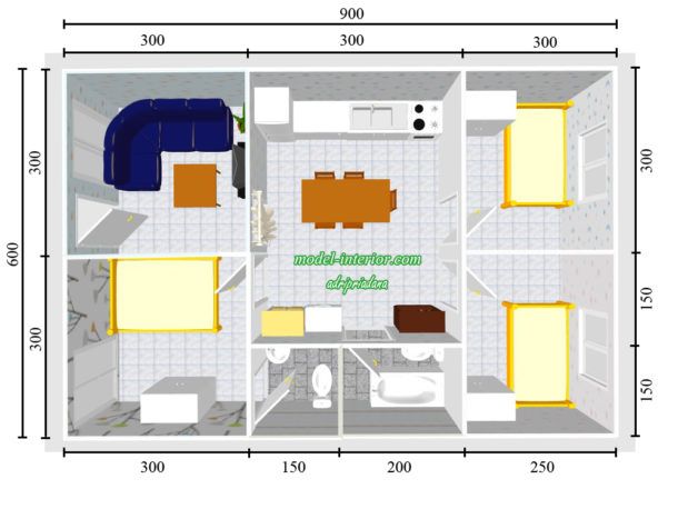 27 Gambar Desain Rumah Minimalis 9x6 Sedang Digemari